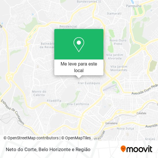 Neto do Corte mapa