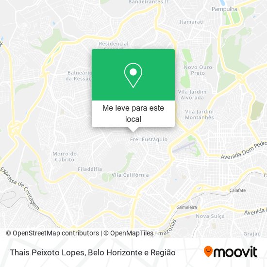 Thais Peixoto Lopes mapa