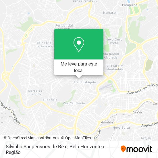 Silvinho Suspensoes de Bike mapa