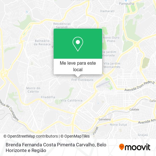 Brenda Fernanda Costa Pimenta Carvalho mapa