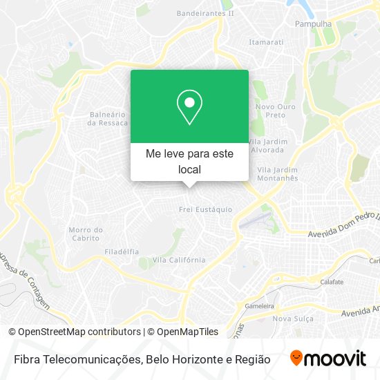 Fibra Telecomunicações mapa