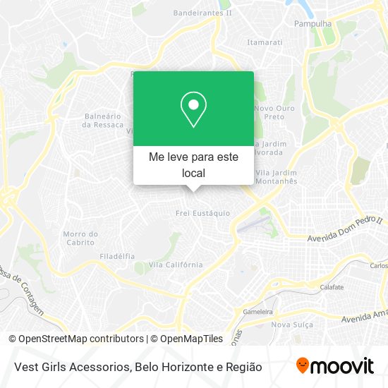 Vest Girls Acessorios mapa