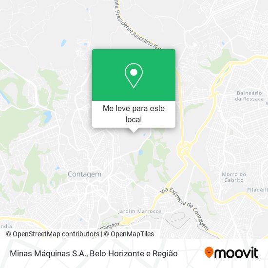 Minas Máquinas S.A. mapa