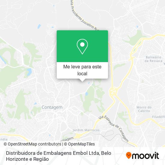 Distribuidora de Embalagens Embol Ltda mapa