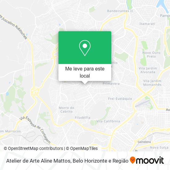 Atelier de Arte Aline Mattos mapa