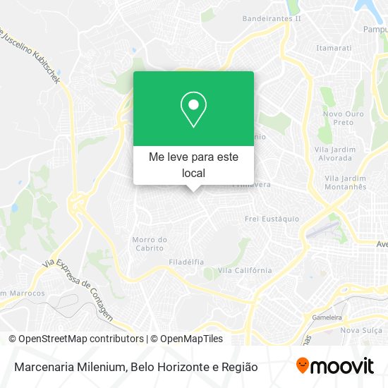 Marcenaria Milenium mapa