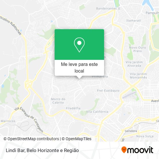 Lindi Bar mapa