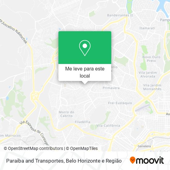 Paraiba and Transportes mapa