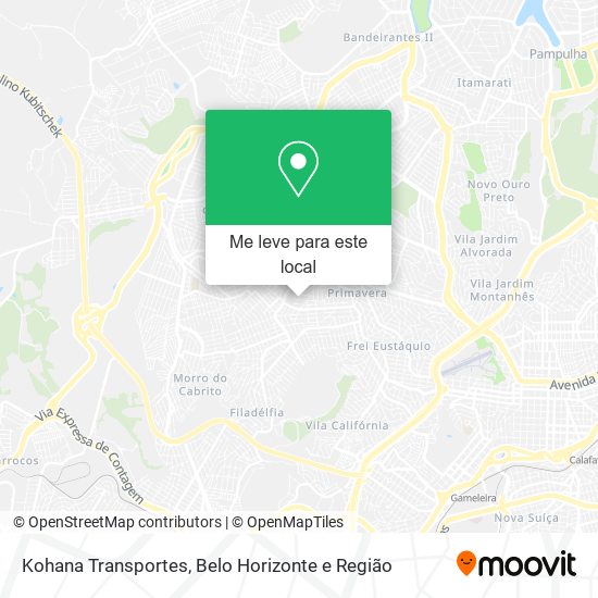Kohana Transportes mapa