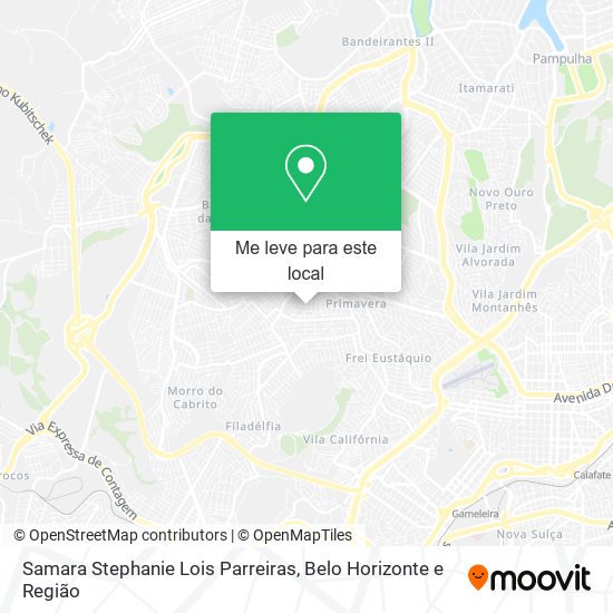 Samara Stephanie Lois Parreiras mapa