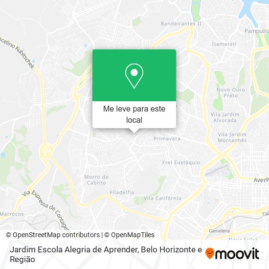 Jardim Escola Alegria de Aprender mapa