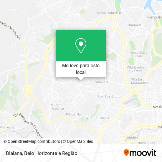 Bialana mapa