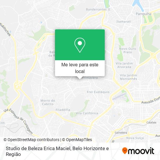 Studio de Beleza Erica Maciel mapa