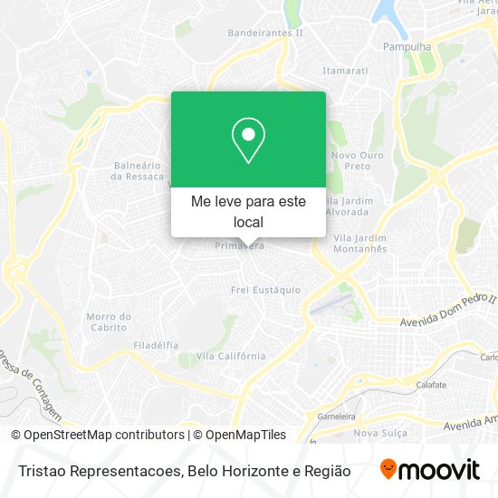 Tristao Representacoes mapa