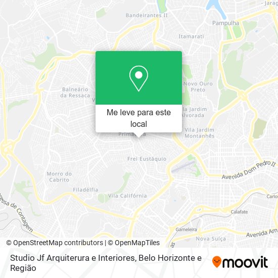 Studio Jf Arquiterura e Interiores mapa