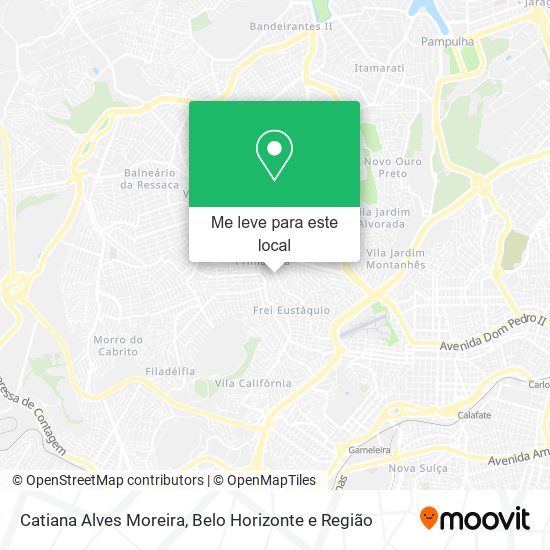 Catiana Alves Moreira mapa