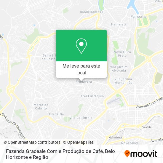 Fazenda Graceale Com e Produção de Café mapa