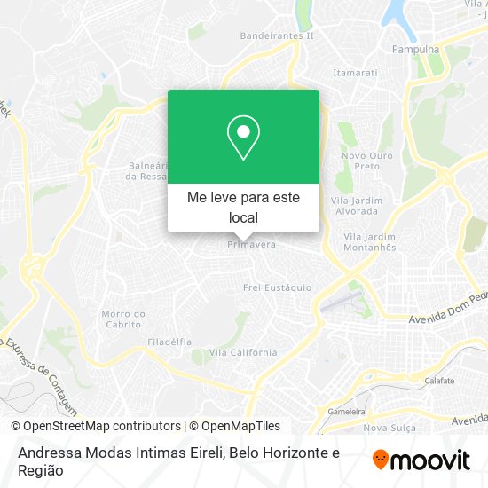Andressa Modas Intimas Eireli mapa