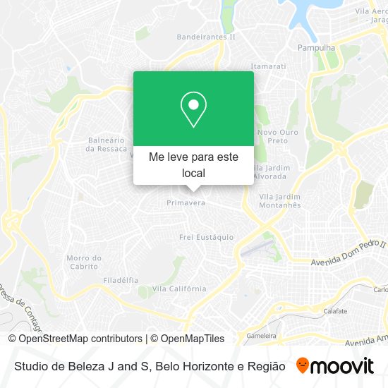 Studio de Beleza J and S mapa