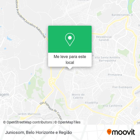 Juniosom mapa
