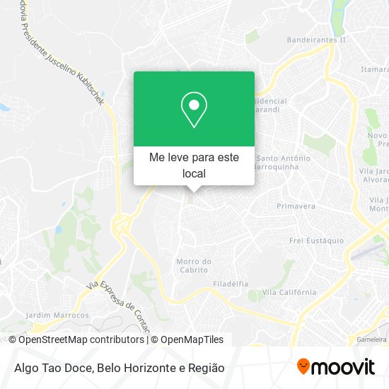 Algo Tao Doce mapa