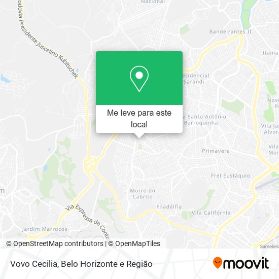Vovo Cecilia mapa