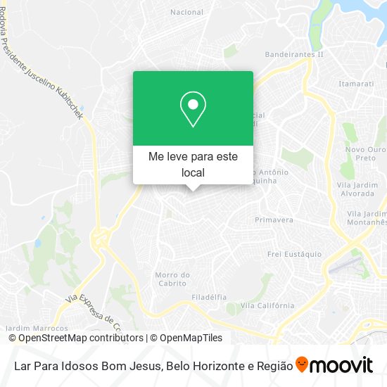 Lar Para Idosos Bom Jesus mapa
