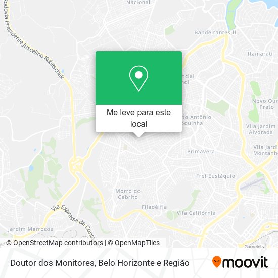 Doutor dos Monitores mapa