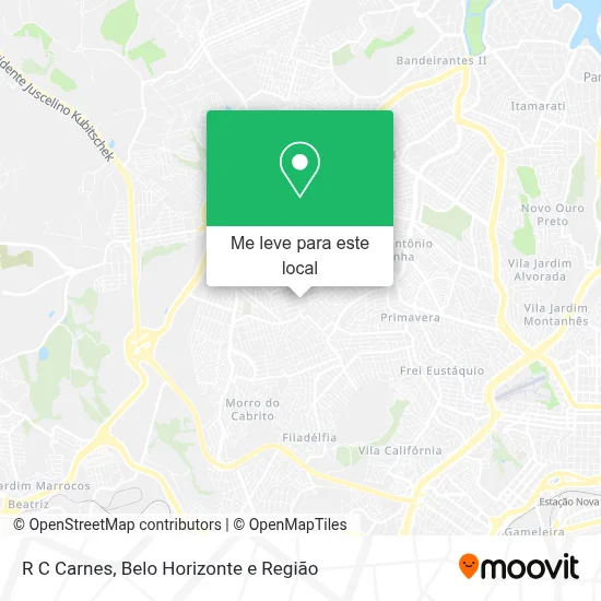 R C Carnes mapa