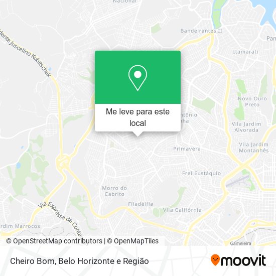 Cheiro Bom mapa