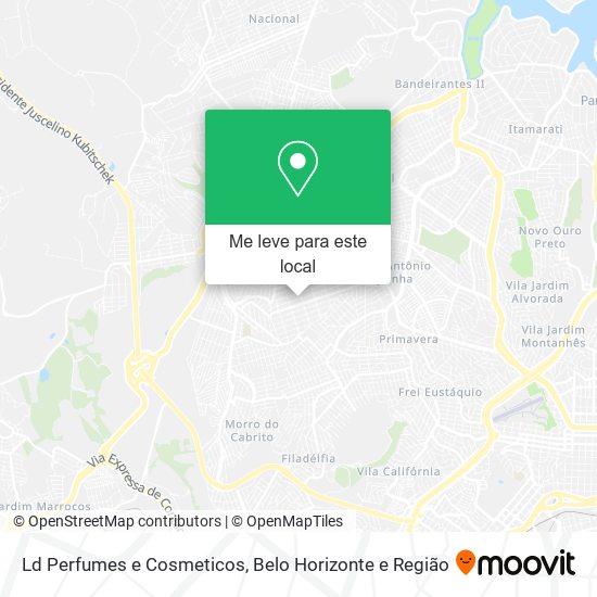 Ld Perfumes e Cosmeticos mapa