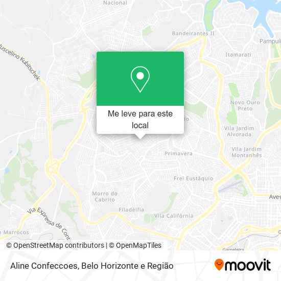 Aline Confeccoes mapa