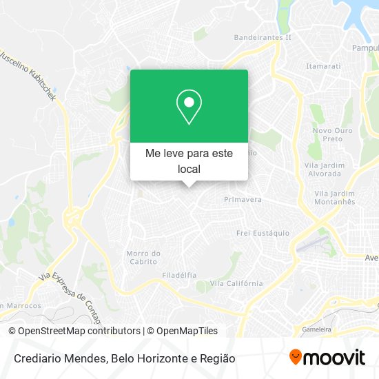 Crediario Mendes mapa