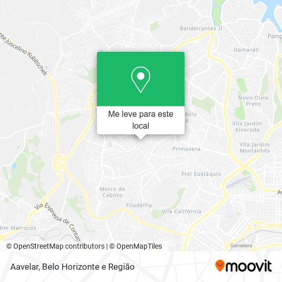 Aavelar mapa