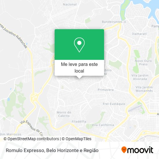 Romulo Expresso mapa