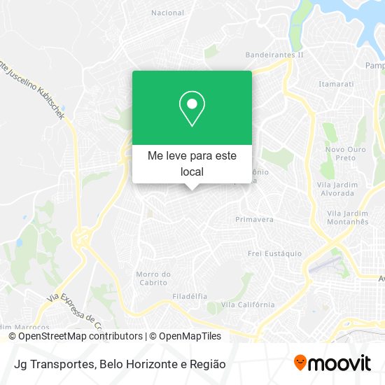 Jg Transportes mapa