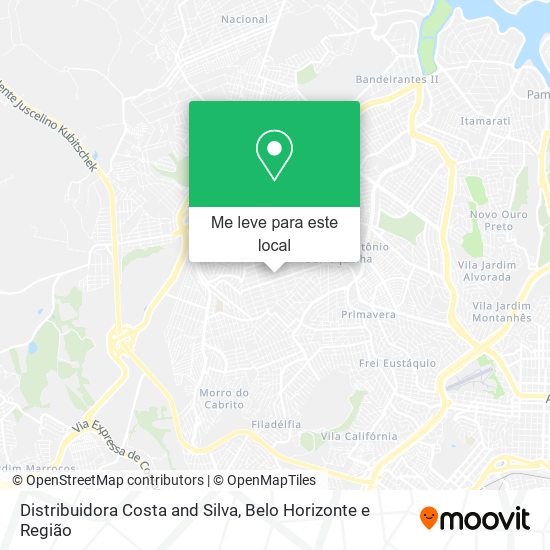 Distribuidora Costa and Silva mapa
