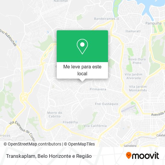 Transkaplam mapa