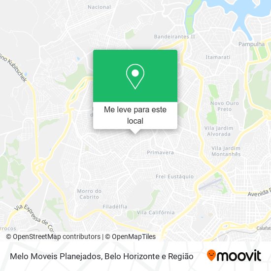 Melo Moveis Planejados mapa