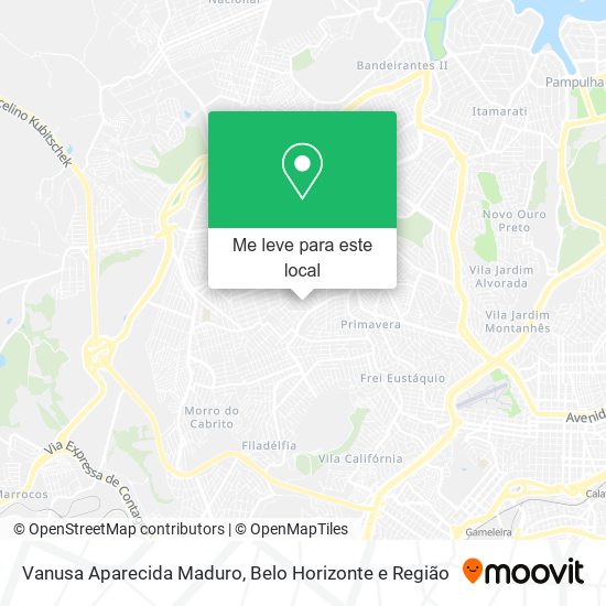 Vanusa Aparecida Maduro mapa