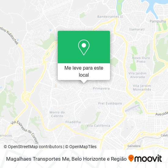 Magalhaes Transportes Me mapa