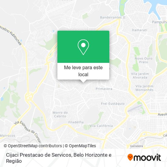 Cijaci Prestacao de Servicos mapa