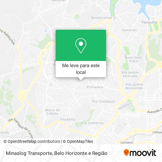 Minaslog Transporte mapa