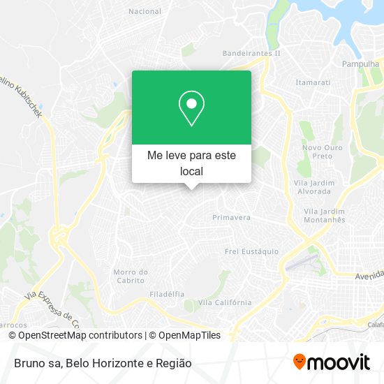 Bruno sa mapa
