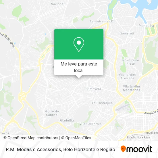 R.M. Modas e Acessorios mapa