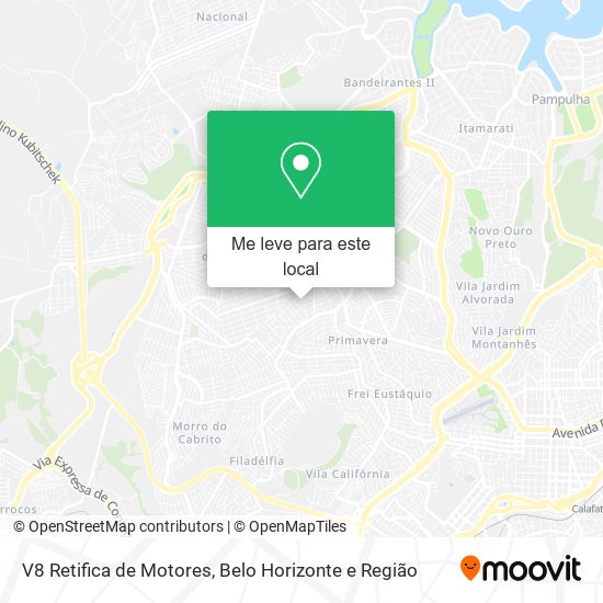 V8 Retifica de Motores mapa