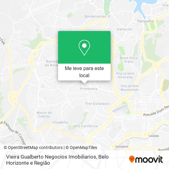 Vieira Gualberto Negocios Imobiliarios mapa