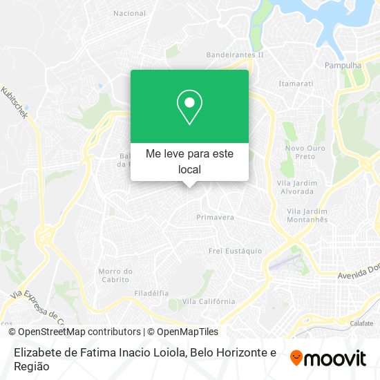 Elizabete de Fatima Inacio Loiola mapa