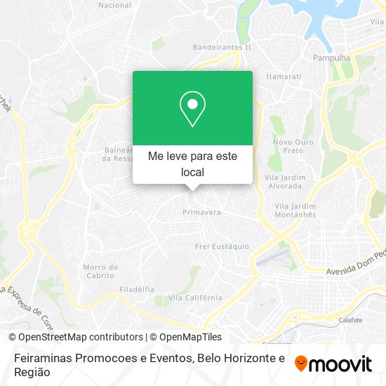 Feiraminas Promocoes e Eventos mapa
