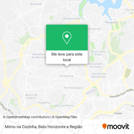 Mimo na Cozinha mapa